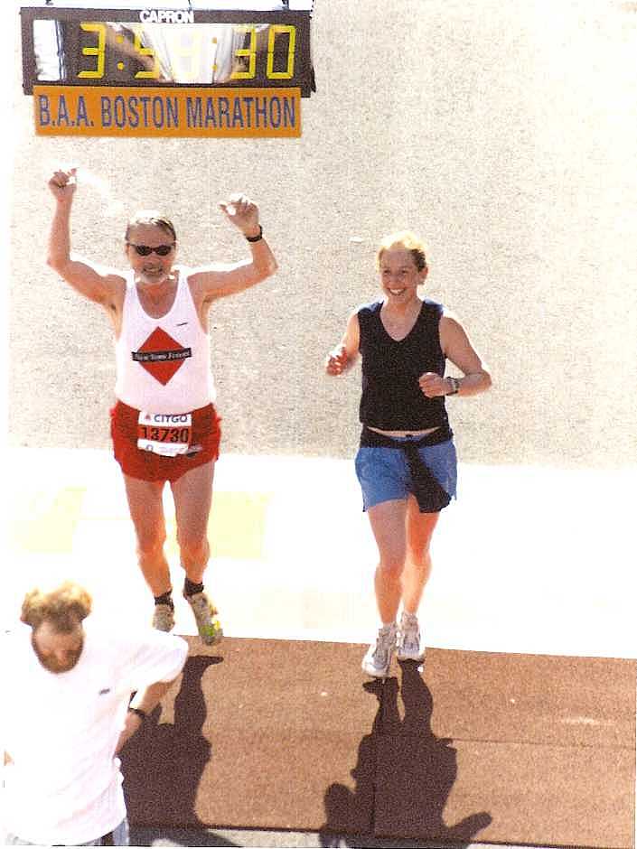 (Photo at the finish line)